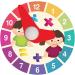 Lexibook Edu200 Clock Hands Bio Toys - Colorful Wooden Math Activity Box for Preschool Learning | Best Educational Toys for Early Childhood - Buy Online on SooperMarket.com