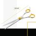 Sharf Gold Touch Pet Scissors - 8.5 Straight Shears for Dog & Pet Grooming - 440c Japanese Stainless Steel - Buy Online on SooperMarket.com