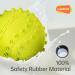 Laroo Dog Toys - Durable Natural Rubber Squeaker Football for Small & Large Dogs (6.5cm Green) - International Shipping Available - Buy Online on SooperMarket.com