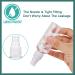 MEKK 2oz Mini Travel Spray Bottles - 6 Pack Fine Mist Clear Bottles for Cleaning Solutions - Buy Online on SooperMarket.com