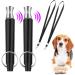 ICOUVA Dog Whistle 2 Pack Professional Ultrasonic Dog Training Whistle With Lanyard Neck Strap Training Assistant for Recall and Barking Control - Buy Online on SooperMarket.com