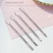 1 Set of 4 Removal Tool for UV Manicure Cuticle Cutter (4 Pieces Silver) - Buy Online on SooperMarket.com