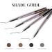 Music Flower Double Ended Waterproof Eyebrow Pencil - Smudgeproof & Long Lasting Dark Brown Brow Pen - Eye Makeup Essential - Buy Online on SooperMarket.com