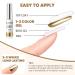 RARJSM Metallic Gel Liner Nail Art Set - Silver Bronze & Gold - 3D Mirror Chrome Effect - 8ml Gel Polish with Thin Brush for Home Salon - Curing Required - Buy Online on SooperMarket.com