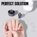 TOMICCA 4-in-1 Super Gel Nail Glue for Acrylic Nails - Nail Extension Gel with Base Coat, Flat Rhinestone and Foil Glue - 8ml - Buy Online on SooperMarket.com