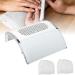 Nail Art Vacuum Cleaner Nail Dust Collector 80W Strong Suction Nail Vacuum Cleaner Manicure Tool Nail Fan Suction Machine for Nail Art Salon Cleaning Devices with 2 Dust Collection Bags