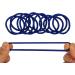 12 PCS 3mm Elastic Hair Bands - No Metal Ponytail Holders in Royal Blue for Women, Men, Girls, Kids - Buy Online on SooperMarket.com