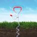 Wolike Dog Tie Out Cable and Stake Dog Wire Traction Rope Heavy Duty Stake-Out Dog Spike Spiral Pet Fixed Pile Outdoor Grass Dog Towing Rope (16FT/5M Red) 16FT/5M Red - Buy Online on SooperMarket.com