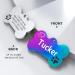 Personalized Yehanti Dog Tag - Stainless Steel Name Engraving for Dogs Cats & Puppies | Custom Collar Tags with Name Phone & Address - Buy Online on SooperMarket.com