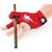 Roaming Billiard Shooters Glove Fits - Red - S/M