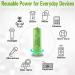 Rechargeable AA Batteries 2200mAh - Pre-Charged NIMH Low Self Discharge | 4 Pack for Solar Lights & Electronics - Buy Online on SooperMarket.com