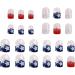 DASHIELL 4th July Fake Nails - Short Square 4th Of July Cute Stick-On Nails Cute Stick-on Nails Stars And Stripes Short Square Fake Nails For Nail Salon - Buy Online on SooperMarket.com