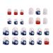 Independence Day Press On Nail | American Flag Design Full Cover Nails - 4th Of July Cute Nails Stick On Nails American Stars And Stripes Patriotic Nail Art