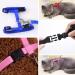 Morices 2 Pack Cat Harness and Leash Adjustable Comfortable Nylon Pet Strap Collar with Leash Escape Proof Safety Rope Leads Chest Strap for Kitten Puppy Rabbits Walking Training (Pink & Purple) Pink+Purple - Buy Online on SooperMarket.com