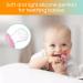 CHILLAX Fruit Feeder Pacifier Teether Toys - Set of 2 | Non-BPA Silicone Teethers for Babies | Easy-to-Grip & Dishwasher-Safe | Ideal for Infants 6+ Months | 4.15x2.03 - Buy Online on SooperMarket.com