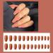 Dajidafu 1 Set Nails for Women Frosted Long Artificial Matte Fingernails Decals Wraps Full Cover Ballerina Gifts Manicure Kit Type 21 - Buy Online on SooperMarket.com