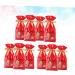 ORFOFE 10pcs Gingerbread Bags Elk Candy Bag Drawstring Bags for Candy Packing Bag Snowflake Crisp - Buy Online on SooperMarket.com