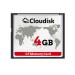 Cloudisk Compact Flash CF Card Memory Cards High Speed CompactFlash Reader Camera Card for DSLR (4GB)