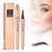 2024 New Magic Eyebrow Pencil with 4 Fork Tip 3D Microblading Eyebrow Pencil Natural Makeup Fine Stroke Magic Eyebrow Pencil Long-Lasting Natural Waterproof Eyebrow Pencil Stay on All Day Dark Coffee