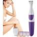 2 in 1 Waterproof Women Hair Trimmer Electronic Washable Hair Trimmer Clipper for Bikini Line Wet and Dry Use Purple - Buy Online on SooperMarket.com