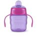 Philips AVent Ausfießbecher Easy SIP - soft run - easy to drink - Suitable from 6 m+ - 200ml - dishwasher -safe - BPA free - purple/pink - SCF551/03