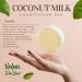 Coconut Milk Solid Bar Conditioner - Natural Sulfate Free Plastic Free Eco-Friendly Cruelty-Free & Vegan for All Hair Types - 4 oz - Buy Online on SooperMarket.com