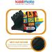 KIDDIMOTO Children's Fingerless Cycling Gloves for Boys & Girls - Bicycle Bike Gloves M (4-8y) - Fun Comic Design - Buy Online on SooperMarket.com