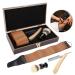 Premium Shaving Head Razor Set - Manual Razor Beard Brush & Wooden Gift Box | Perfect Gift for Men - Buy Online on SooperMarket.com