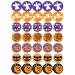 35 x Pre Cut Halloween Cake Cupcake Toppers/Decorations Edible Wafer Paper