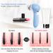 Buy MOSCHOW Face Cleansing Brush 4-in-1 Set - Waterproof Facial Brush with Exfoliating Heads - Blue - Buy Online on SooperMarket.com
