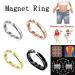 Buy Lymphatic Drainage Magnet Ring | Anti-Snoring & Detox Slimming Rings for Men & Women - Adjustable Weight Loss Solution - Buy Online on SooperMarket.com