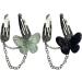 JSGHGDF Hair Clip Bobbys Clip y2kBobby y2kHairpin Butterflys Hair Clip Barrettes y2kHair Clip Y2KHair Black butterfly - Buy Online on SooperMarket.com