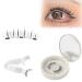 Elaracraft Magnetic Eyelashes Glowze Magnetic Eyelashes Double Sided Magnetic Eyelashes Elaracraft Magnetic Lashes Magnetic Eyelashes with Applicator(B10)