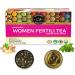 Teacurry Women Fertility Tea - 1 Month 30 Teabags - Helps to Boost Natural Fertility Improve Hormonal Imbalance Preconception Support - Women Fertili Tea