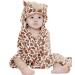 Gneliwm Baby Hooded Blanket Swaddle Wrap Newborn Infant Toddler Cute Soft Plush Bath Shower Towel Brown