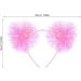 minkissy Pom Pom Headband Pom Pom Head Bopper Pom Party Headband Tinsel Headband Pompom Ball Headband for Women Girls Pink - Buy Online on SooperMarket.com