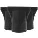 MAGICLULU 3pcs Reusable Plastic Hair Dryer Nozzle Attachment Plastic Blow Dry Hair Dryer Diffuser Replacement for Hair Styling