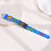 Customised Kids Safety ID Wristband - Personalised Medical Alert Bracelet for Boys and Girls - Dinosaur Design in Blue and Black - Buy Online on SooperMarket.com