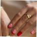 FRCOLOR 1 Transparent Colored Glass Sand Broken Glass Irregular Glass Manicure Jewelry Accessories Decorative Glass Sand (big Red) Glass Vases Decorative Glass Sands Miss Nail Bare Stone - Buy Online on SooperMarket.com