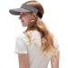 Clape UV Protection Visor Cap - Quick-Drying Adjustable Sun Shield for Golf & Tennis - Summer Outdoor Visor in Dark Gray (RNKD01) - Buy Online on SooperMarket.com