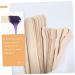 Magiclulu Waxed Wooden Sticks - 100 Pack Hair Removal Spatula & Kids Tinker Set | Practical Wax Applicator for Home Use - Buy Online on SooperMarket.com