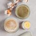 2 oz Glass Jars with Lids - 3 Pack Clear Small Jar with White Lids, Labels, Liners - 60 ml Cosmetic Containers for Sample, Powder, Cream, Spice - Buy Online on SooperMarket.com