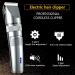 Xptieeck 1Set USB Rechargeable Hair Clipper Men Haircut Ceramic Blade Shave Hair Clipper ABS+PC - Buy Online on SooperMarket.com
