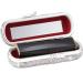 XhuangTech Bling Lipstick Holder Case with Mirror - Rhinestone Crystal Makeup Organizer for Ladies (Silver) | Portable Lipstick Case - Buy Online on SooperMarket.com