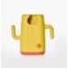 DIDOBABY - Didopoucher - Two-in-ONE Anti-Spill Holder for Baby Food Pouches and Juice Bricks - Ergonomic Handles - Baby-Proof lid - Yellow Color