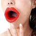 Lip Massager Silicone Lip Exerciser Facial Muscle Tightener Face Lift Mouth Stretcher Trainer Red - Buy Online on SooperMarket.com