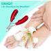 URAQT Precision Toenail Clippers - Heavy Duty Stainless Steel Cutter for Thick Nails with Protective Cover - Buy Online on SooperMarket.com