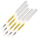 PLAFOPE Eye Shadow Cosmetics 5pcs White Lying Silkworm Pen Eyeshadow Beard Template for Men Eye Makeup Tools Set Girl Brighten