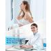Water Dental Flosser Cordless Oral Irrigator - 5 Cleaning Modes, 4 Jet Tips - IPX7 Waterproof, USB Rechargeable - Teeth Cleaning Tool with PU Bag - White - Buy Online on SooperMarket.com
