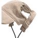 Predolo Pet Sports Hat - Fashionable Khaki XL Dog Solar Hat with Ear Holes | Sun Protection Dog Baseball Cap for Small Dogs - Buy Online on SooperMarket.com
